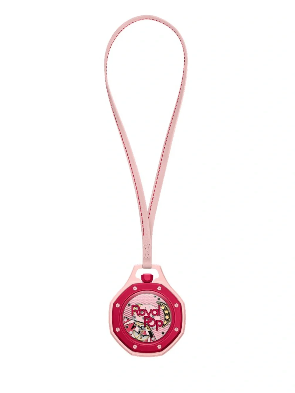 Audemars Piguet x Swatch Royal Pop RED PINK Pendant Watch OTTO ROSSO AP
